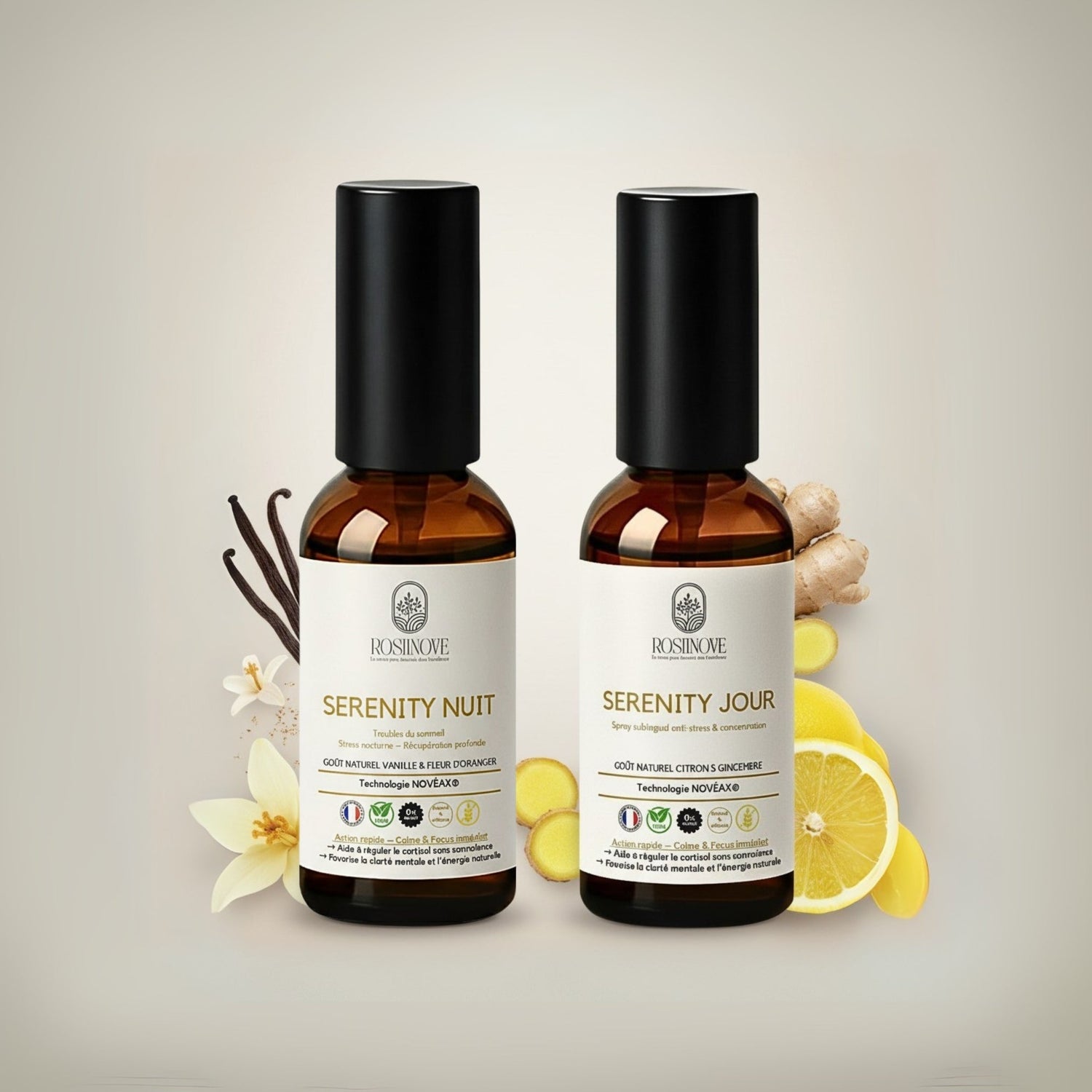 Nos boissons et sprays