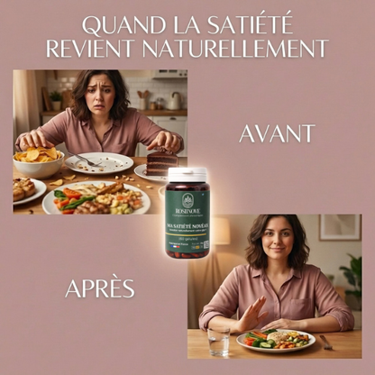 Ma Satiété  Novéax - Contrôle de l’appétit -Coupe-faim naturel GLP-1 | Réduction des fringales