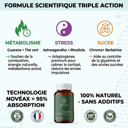 METABOLIX - Casse le cercle vicieux du stress->sucre-> graisse
