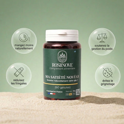 Ma Satiété  Novéax - Contrôle de l’appétit -Coupe-faim naturel GLP-1 | Réduction des fringales