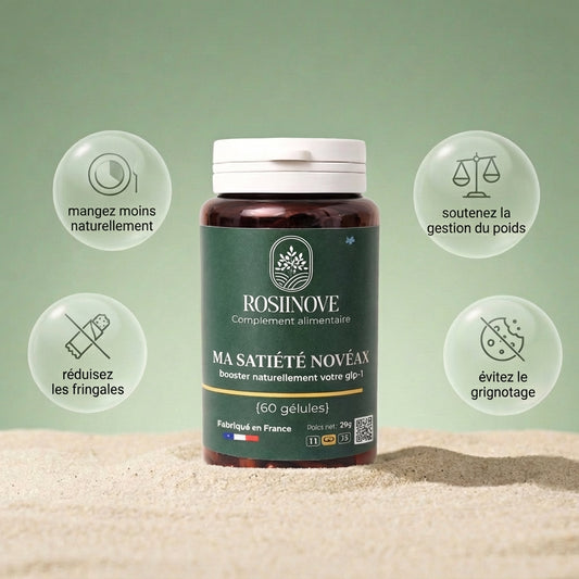 Ma Satiété  Novéax - Contrôle de l’appétit -Coupe-faim naturel GLP-1 | Réduction des fringales